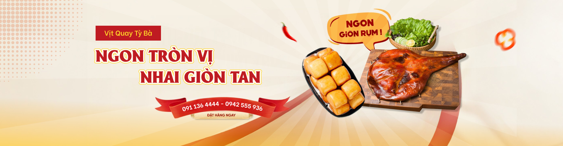 Vịt Quay Da Giòn Phúc Lợi 